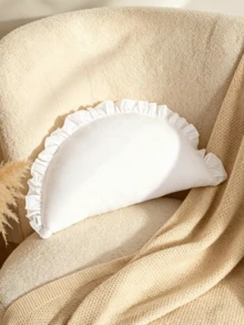 1pc Cute Ruffled Baby Pillow, Soft Comfortable Anti-Flat Head Neck Support Pillow, All-Season Children's Pillow - Multicolor - View 7