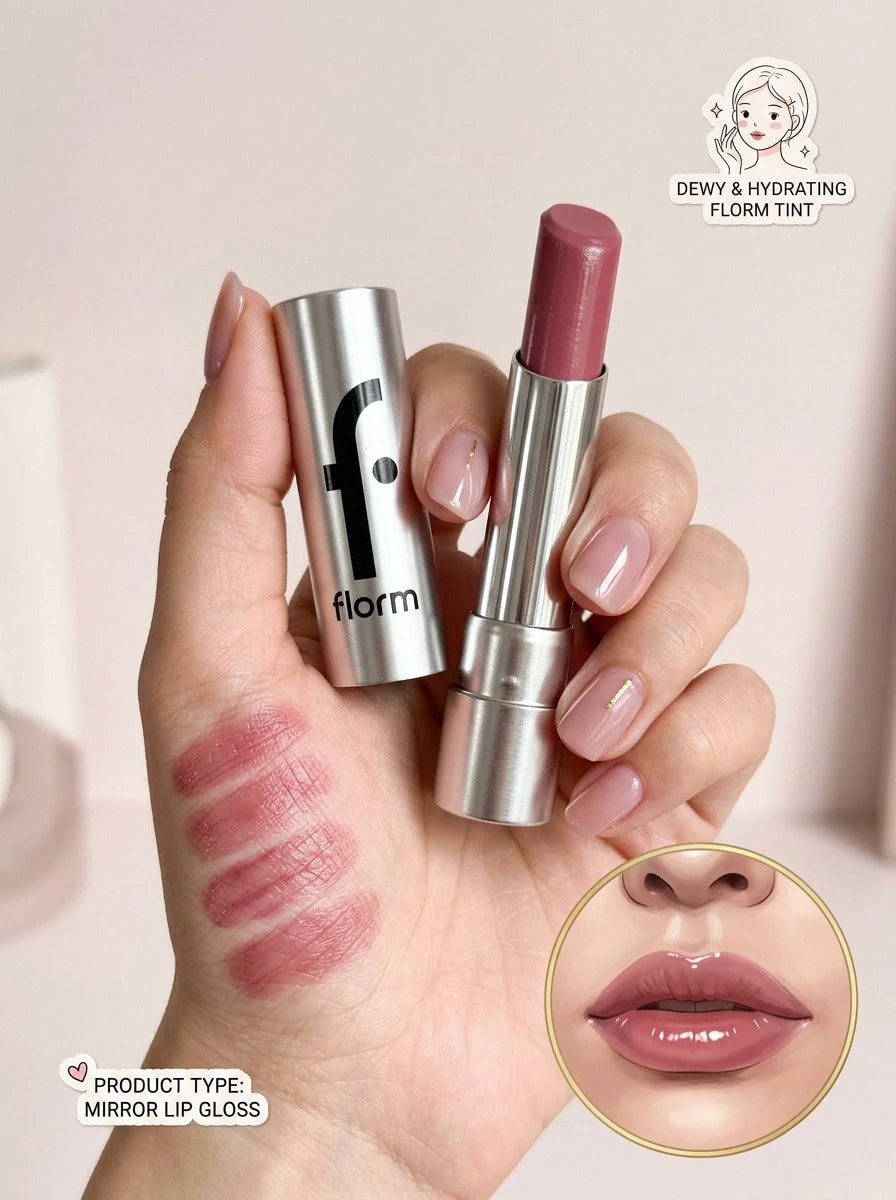 Flormar Sheer Up 唇膏 011 Rosy Lust - 粉色 - 查看 1