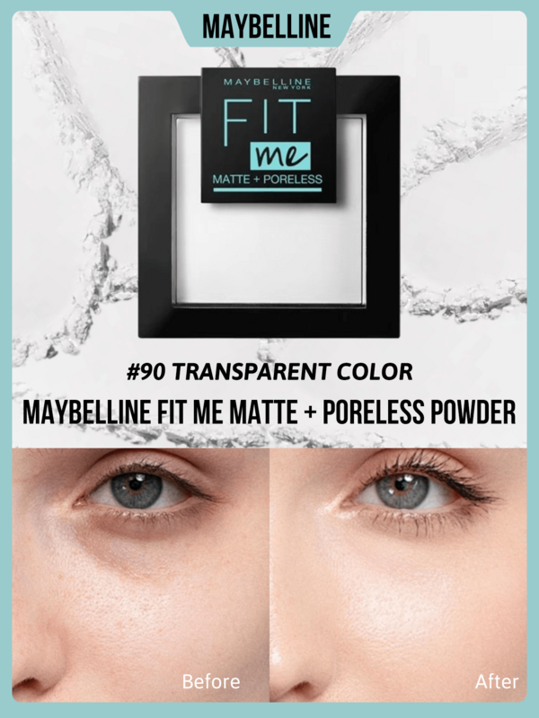 Maybelline 美寶琳 Fit Me 霧面無孔粉餅底妝，控油 SPF30+，收斂毛孔，內建鏡子與粉撲，方便補妝，高遮瑕，細緻粉質，防汗持久，霧面妝感，均勻膚色