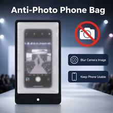 50-Pack Anti-Photography Phone Pouches | PE Material For Private Parties, Weddings, High-End Conferences, And Fashion Shows - Ideal For Factory Privacy Protection And Confidentiality - View 1