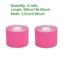 1 Roll/Muscle Tape Elastic Bandage, Chest Lift Tape, Knee/Elbow Protective Pad, Fitness Protection Equipment, Sports Tape - Multicolor - View 21