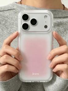 Casing Ponsel Lembut Gradien Warna Permen Transparan Premium Y2K, Kompatibel dengan iPhone 17 Pro Max 17 Pro 16 Pro 16 Pro Max 15 Pro Max 15 Pro 14 Pro Max 14 Pro 13 Pro Max 14 15 16 Plus 15 17 13, Casing Ponsel Gaya Macaron Musim Panas yang Lucu - Bedak noda - View 2