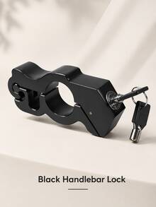 Heavy Duty Alloy Anti-Theft Handlebar Lock Set, Includes 2 Keys, Motorcycle Lock With Combination Lock, Anti-Theft Aluminum Alloy Throttle Lock, Suitable For Motorcycles, ATVs, Scooters And Dirt Bikes, Easy To Install And Remove - Multicolor - View 15