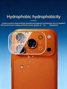 3Pcs HD Lens Glass Film 9H Hardness Full Coverage Explosion-Proof Scratch Resistant Camera Protective Film Compatible With IPhone 18 17 Pro Max Bubble Free Automatic Suction Lens Protection - Clear - View 6