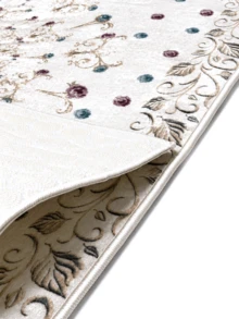 Vicenza Machine Washable Non-Slip Decorative Modern Vintage Kitchen Runner Hallway And Living Room Rug - Chocolate Brown - View 3