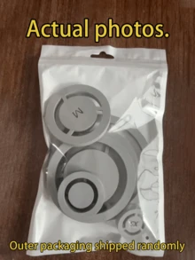5件組陶瓷足環工具組－陶瓷足模，DIY陶瓷手工輔助工具，黏土底座對齊器，適用於陶瓷碗、杯及輪製作品，可使足部壓力均勻 - 彩色 - 查看 7