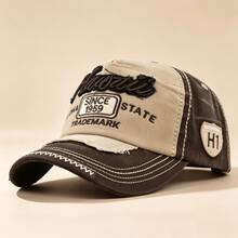 1pc Letter-Stitched Baseball Cap Made Of Breathable Material, Suitable For Outdoor Activities. It Has An Adjustable Design And Is Suitable For - Multicolor - View 5