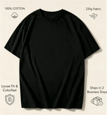 Celebrity-Print T-Shirt - 黑色 - 查看 2