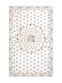 Vicenza Machine Washable Non-Slip Decorative Modern Vintage Kitchen Runner Hallway And Living Room Rug - Chocolate Brown - View 2