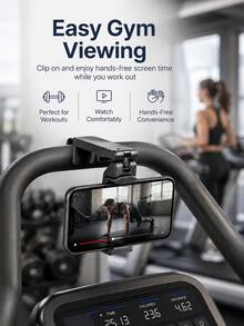 This Foldable Gym Phone Mount Features 360-Degree Rotation And A Non-Slip Design, Making It An Essential Accessory For Fitness Enthusiasts, Students Heading Back To School, And Air Travelers. - Multicolor - View 2