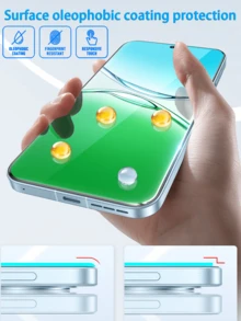 4 Buah Pelindung Layar, Kaca Tempered HD, Tahan Gores, Tahan Lama dan Tahan Jatuh, Pelindung Layar Kaca Tempered Untuk - Clear - View 5
