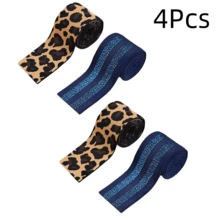 1Pc/2/3/4/5Pcs Waist Extender Tool For Jeans And Skirts - Elastic Waistband Extension Buckle Adjuster, Waist Expander, Suitable For Pants, Skirts, Elastic Waistbands (Leopard Print, Blue) - Multicolor - View 18