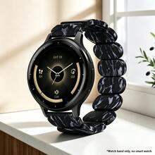 18mm 20mm 22mm 彈性樹脂手錶錶帶，相容於 Galaxy Watch7 6 5 4 40mm 44mm/6 Classic/4 Classic 43mm 47mm，智慧手錶替換錶帶手鍊，相容於 Watch/ Watch/ Watch/ Watch，精緻女性手錶配件 - 18mm - 查看 14