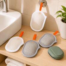 5pcs Set (4 Soap Foaming Nets With Hanging Rope + 1 Portable Storage Box) Bathroom Soap Foaming Bag With Portable Box - Multicolor - View 8