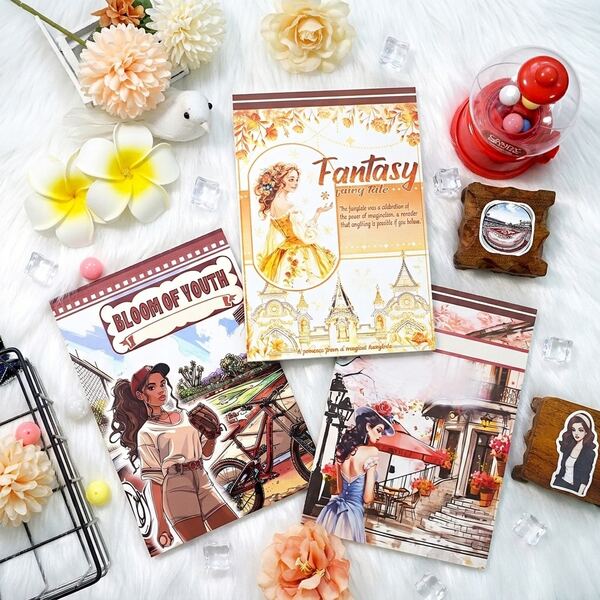 20Sheets Large Size Waterproof Dual-Material Outdoor Sports Washi PET Sticker Book Lady Stickers Set For Scrapbooking Junk Journal Planner