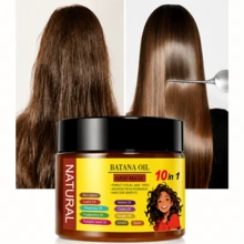 10-In-1 Batana Oil Hair Mask, Natural Nourishing Deep Conditioning Hair Repair Mask, Repairs Dry And Damaged Hair, Suitable For All Hair Types - Hair Mask - View 2