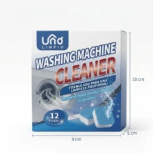 1 Box Of 12 Washing Machine Cleaner, Descaler, 12 Deep Cleaning Tablets For Front And Top Loading Washing Machines, Laundry Tub Deodorizer - Blue - View 2