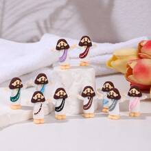 100 PCS Little Jesus Figures, Mini Jesus Figurines In Bulk, Multicolor Tiny Jesus Figures, Christian Gifts,Christmas Gifts,Halloween Gifts,Baptism - 50pcs - 查看 5