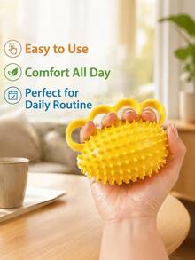 Grip Strength Ball, Home And Office Stress Relief Finger And Grip Strength Training Ball, Finger And Palm Strength Trainer, Suitable For Gym Workout, High Elasticity Non-Slip, Portable For Anytime Use - Multiple Styles - View 5