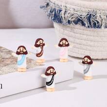 100 PCS Little Jesus Figures, Mini Jesus Figurines In Bulk, Multicolor Tiny Jesus Figures, Christian Gifts,Christmas Gifts,Halloween Gifts,Baptism - 50pcs - 查看 7