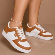 Force Casual Sneakers For Men And Women Original Fashion - 棕色/白色 - 查看 3
