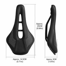 Hollow Breathable Bicycle Saddle, Comfortable Pressure Relief Shock-Absorbing Seat, Universal For Mountain Bike And Road Bike - Multicolor - View 8