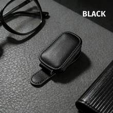 1pc Universal Car Sun Visor Glasses Holder, PVC Material, Car Glasses Storage Rack, Interior Accessory, Glasses Storage Holder - Multicolor - View 9