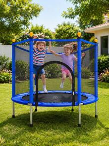 Leisure Trampoline - Blue - View 2