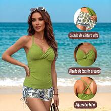 Women Bikini Sets - Green - View 3