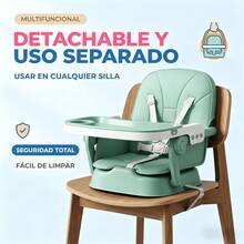 Portable High Chair For Babies, Foldable, With Saf - Pink - View 7