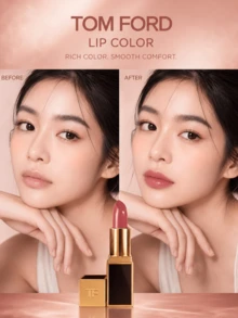 Tom Ford Black Tube Lipstick, #19 RUNWAY ROSE, 1g, Hydrating Texture, Non-Drying, Brightens Complexion, Suitable For Natural Fair Skin, Daily Commute, Dating - #19 RUNWAY ROSE-1g - View 10
