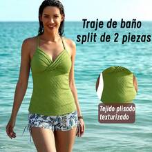Women Bikini Sets - Green - View 8