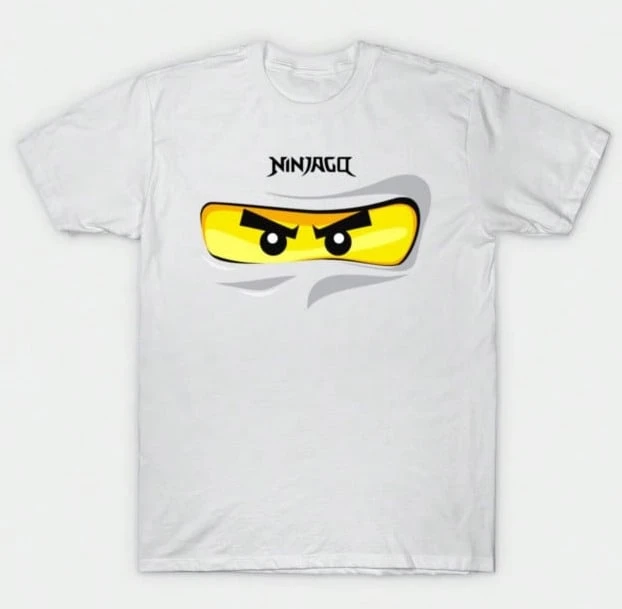 N-Injago N-Inja Eyes Graphic Cotton T-Shirt - 白色 - 查看 1
