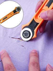 1 peça Lâminas de Reposição para Cortador Rotativo de 45mm & 28mm, Lâminas de Corte Rotativo Redondas Duráveis, Acessório Afiado para Corte Reto em Tecido, Papel, Couro, Ideal para Costura, Quilting, Projetos de Artesanato DIY - multicolorido - Visão 1