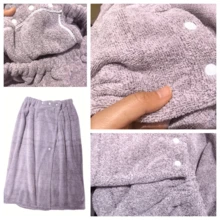 Quick-Dry Microfiber Adjustable SPA Bath Wrap Towel, Holiday Gift Choice - Fresh Lavender Christmas Fragrance, Suitable For Holiday Gifting, Summer Wedding, Home Bathroom Decor - Multicolor - View 7