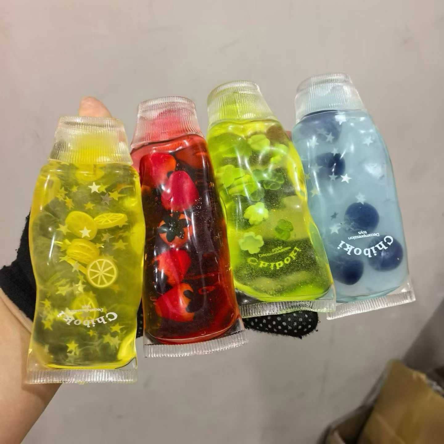 Cross-Border New Toothpaste Squeeze Toy Portable Funny Relaxing Soft Squishy Toy Cross-Border Hot-Selling New Toothpaste Squeeze Toy Fruit Transparent Soft Squishy Stress Relief Relaxing Toy