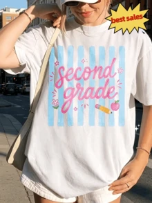 Women T-Shirts - 白色 - 查看 1