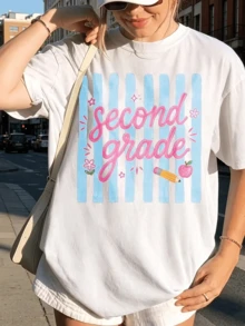 Women T-Shirts - 白色 - 查看 7
