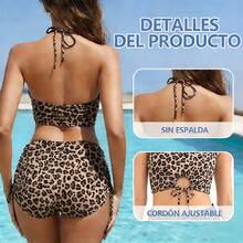Women Bikini Sets - Brown - View 5