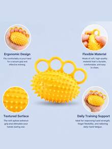 Grip Strength Ball, Home And Office Stress Relief Finger And Grip Strength Training Ball, Finger And Palm Strength Trainer, Suitable For Gym Workout, High Elasticity Non-Slip, Portable For Anytime Use - Multiple Styles - View 7