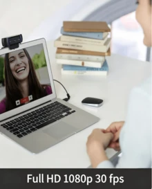 Logitech C920E Webcam, High-Definition Computer Webcam, Live Streaming Webcam For Online Classes, High-Definition Beauty Mode, Auto-Focus, Video Conferencing, Remote Work, Built-In Microphone, Compatible With Win/Mac - View 5