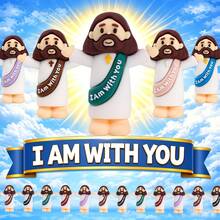 100 PCS Little Jesus Figures, Mini Jesus Figurines In Bulk, Multicolor Tiny Jesus Figures, Christian Gifts,Christmas Gifts,Halloween Gifts,Baptism - 50pcs - 查看 3
