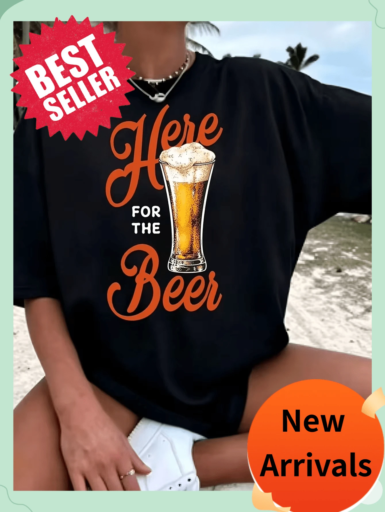 Women Outdoor Tees & Tanks - 黑色 - 查看 1