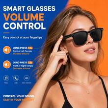 SENBONO Smart AI Glasses: Real-Time Translation, Hands-Free Calling & Voice Assistant. Stylish Bluetooth Audio Eyewear With Hall Effect Sensor & Easy Volume Control - View 5