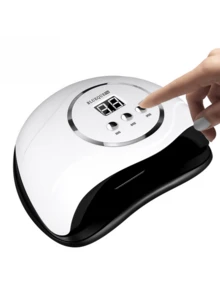 1 pièce Lampe à ongles LED UV 48W avec coque en plastique, anti-main noire, durcissement rapide, alimentée par USB, pour femmes, maison, salon de coiffure, passionnés de DIY ongles, soins des ongles quotidiens, outil professionnel pour ongles, équipement de durcissement de vernis à ongles gel - Multicolore - Voir 7