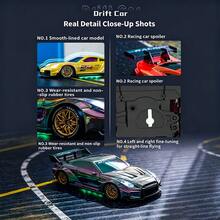 2.4GHz Remote Control Drift Race Car, Wireless High-Speed Motion Drift Car With LED Headlights And Chassis Lights, Realistic Racing Car Model Shock-Resistant Toy Car, Suitable As Birthday And Holiday Gift For Boys - Multicolor - View 7