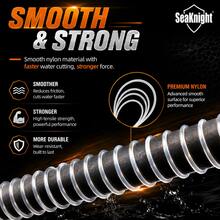 خيط صيد سمك نايلون SeaKnight 500m Colormax بقوة 6–35LB من مادة NT10، قوة عالية وذاكرة منخفضة، لصيد سمك الكارب - أبيض - أبيض - مشاهدة 8