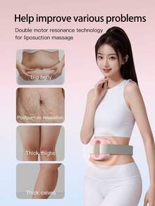 AXH. Professional Grade Rechargeable Vibrating Fascia Ring, Fat Burning Massage Ring For Waist And Abdominal Fat Reduction, Body Shaping Yoga Ring - Multicolor - View 4
