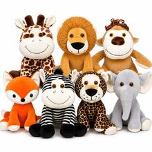 Bichinhos de Pelúcia Safari 30cm Animais da Selva Toque Macio - Tigre - Visão 6
