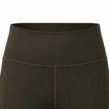 Li-Ning Women's High Waist Elastic Knee-Length Yoga Cycling Shorts ANBV002 - Prickly Green - View 9